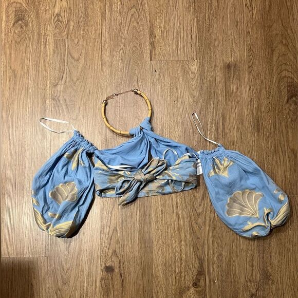 LACE The Label Off-The-Shoulder Cutout Top size S - Picture 3 of 4